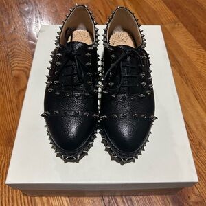 Charlotte Olympia Black Spiked Shoes